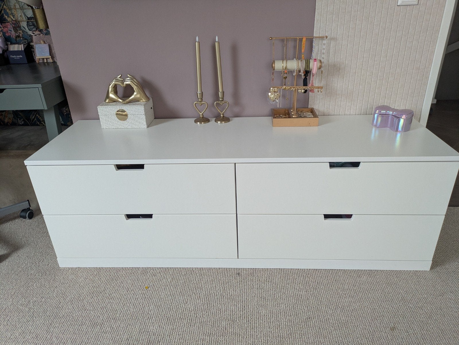 Ikea Nordli ladenkasten goede staat wit, Ophalen of Verzenden, Zo goed als nieuw, 25 tot 50 cm, 50 tot 100 cm