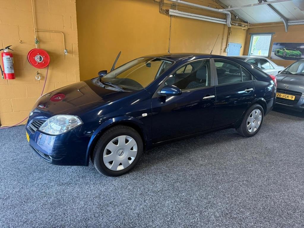Nissan Primera 1.8 Selection/EERSTE EIGENAAR/NIEUWE APK, Auto's, Nissan, Voorwielaandrijving, 4 cilinders, Blauw, 116 pk