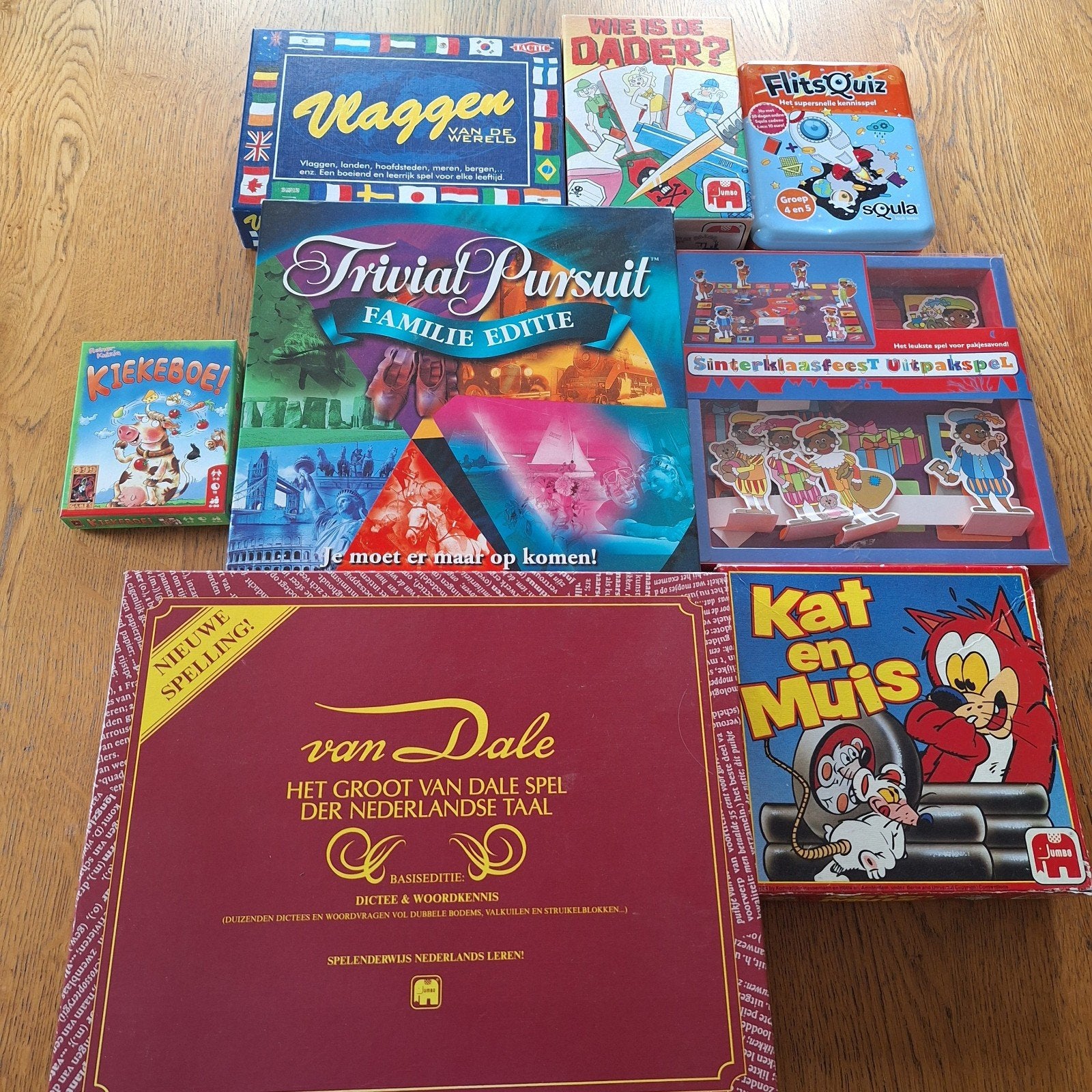 Spelletjes van Jumbo Parker Squla, TacTic 999 games diversen, Vijf spelers of meer, Ophalen of Verzenden, Gebruikt