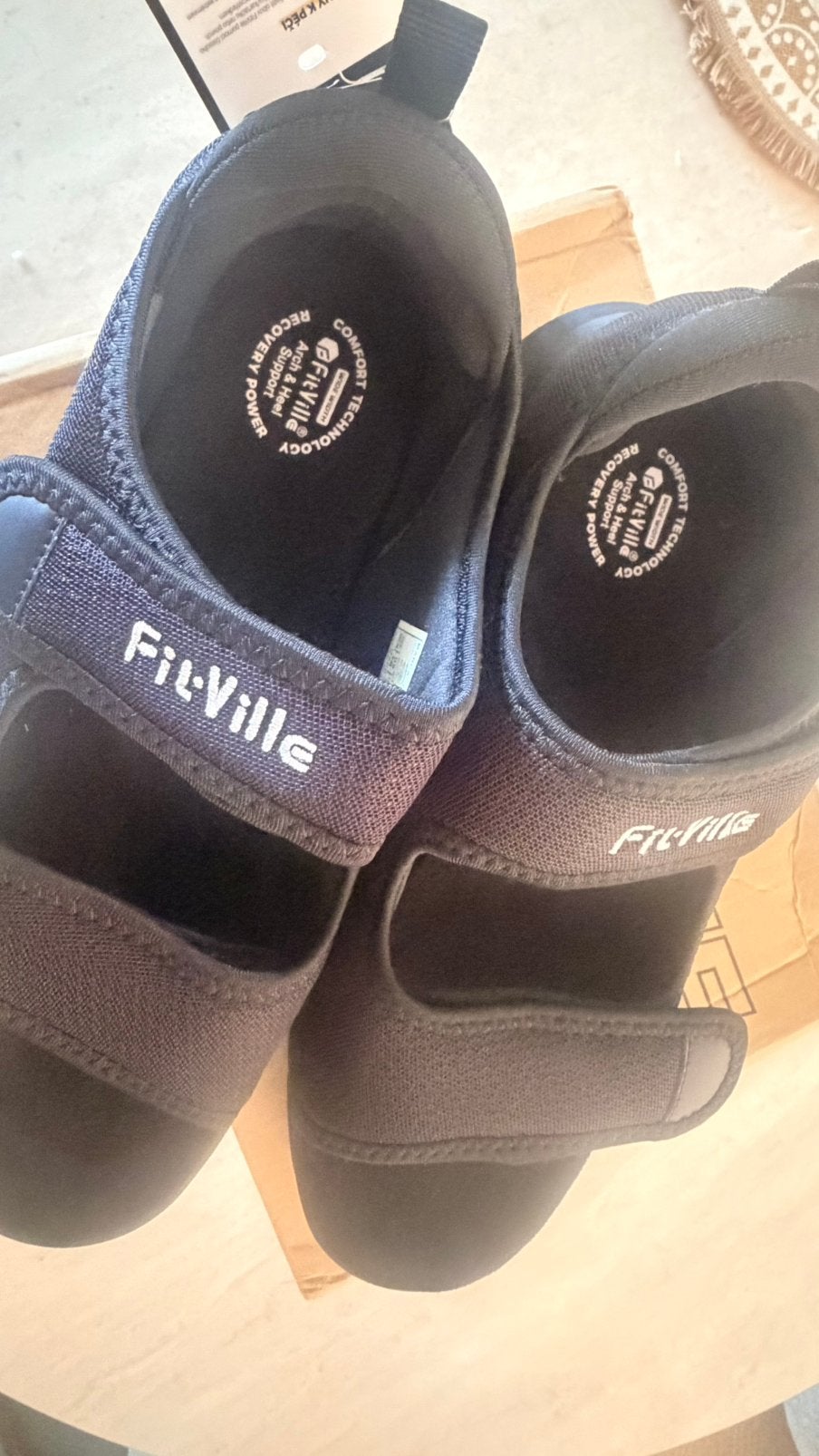 Nieuwe FilVille sandalen maat 42 – zwart– met originele doos, Zwart, Nieuw, Ophalen, Sandalen