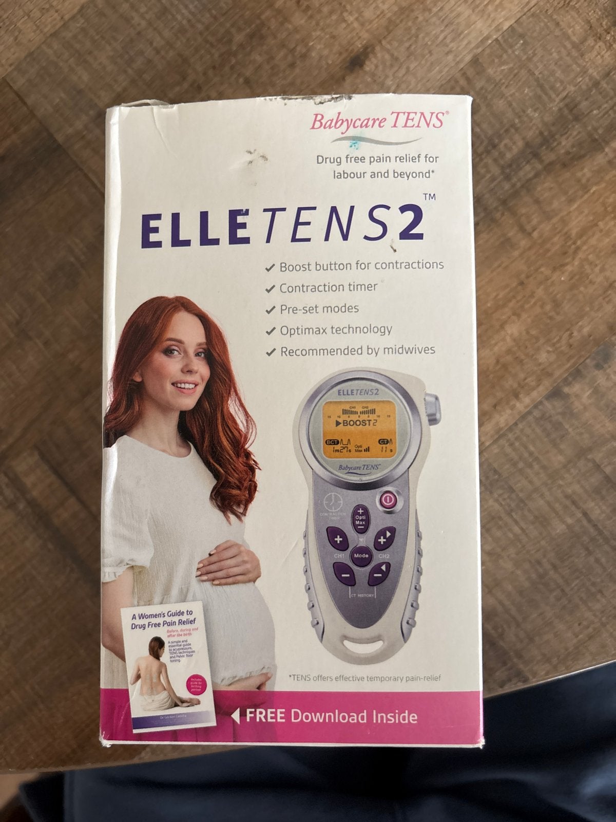 Elle TENS 2: Pijnverlichting tijdens bevalling, Ophalen of Verzenden, Gebruikt