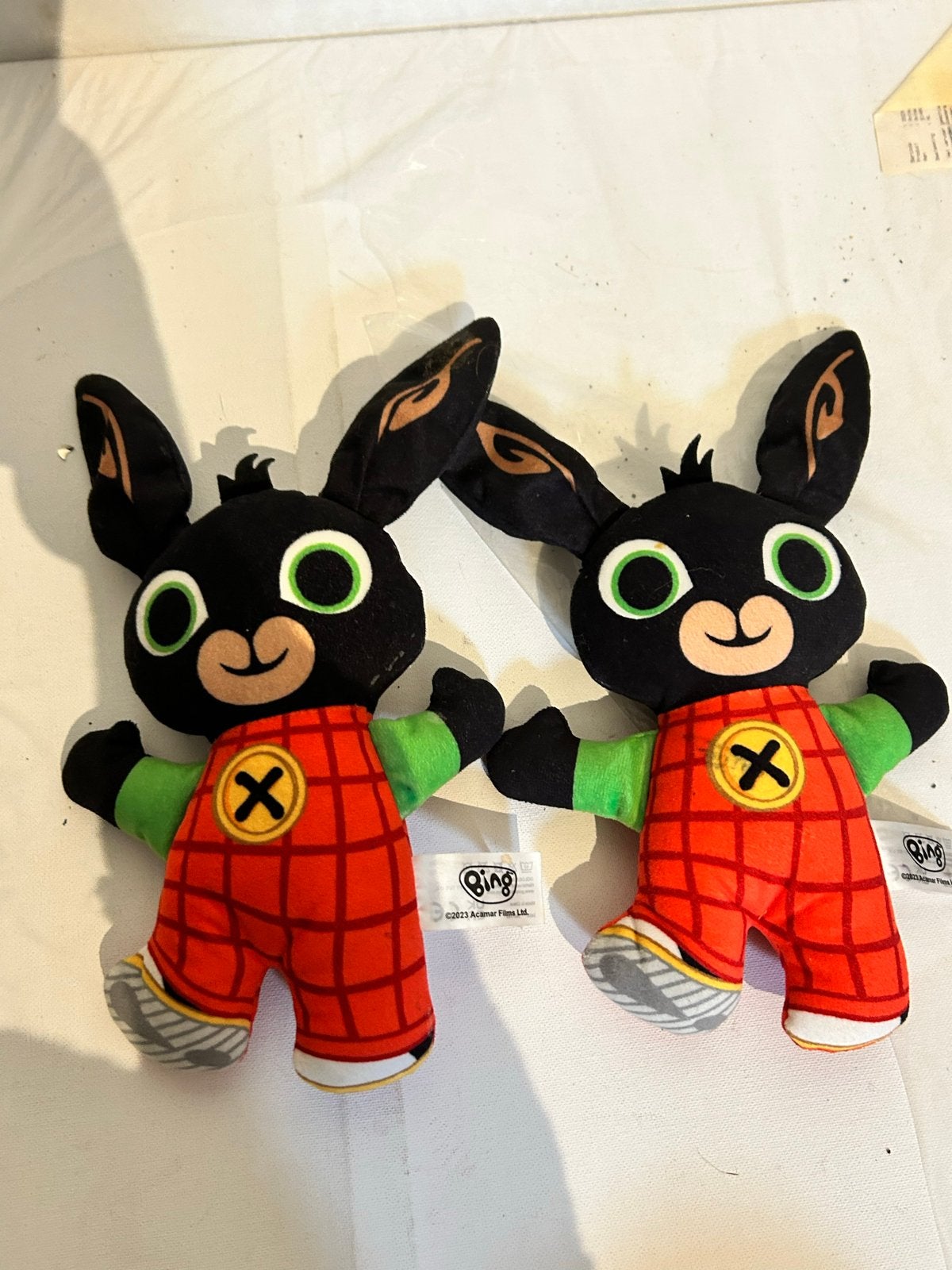 2x Bing zwarte konijn Knuffel, Kinderen en Baby's, Overige merken, Overige karakters, Konijn, Ophalen of Verzenden