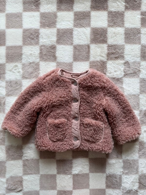 Zara roze teddy jasje 92cm, Kinderen en Baby's, Kinderkleding | Maat 92, Xx, Meisje, Xx, Ophalen of Verzenden