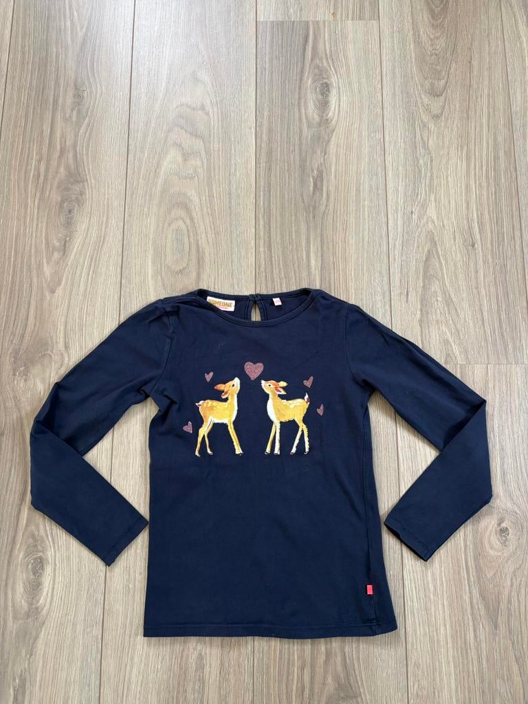 SomeOne longsleeve - maat 128, Ophalen of Verzenden, Zo goed als nieuw, Meisje, Shirt of Longsleeve
