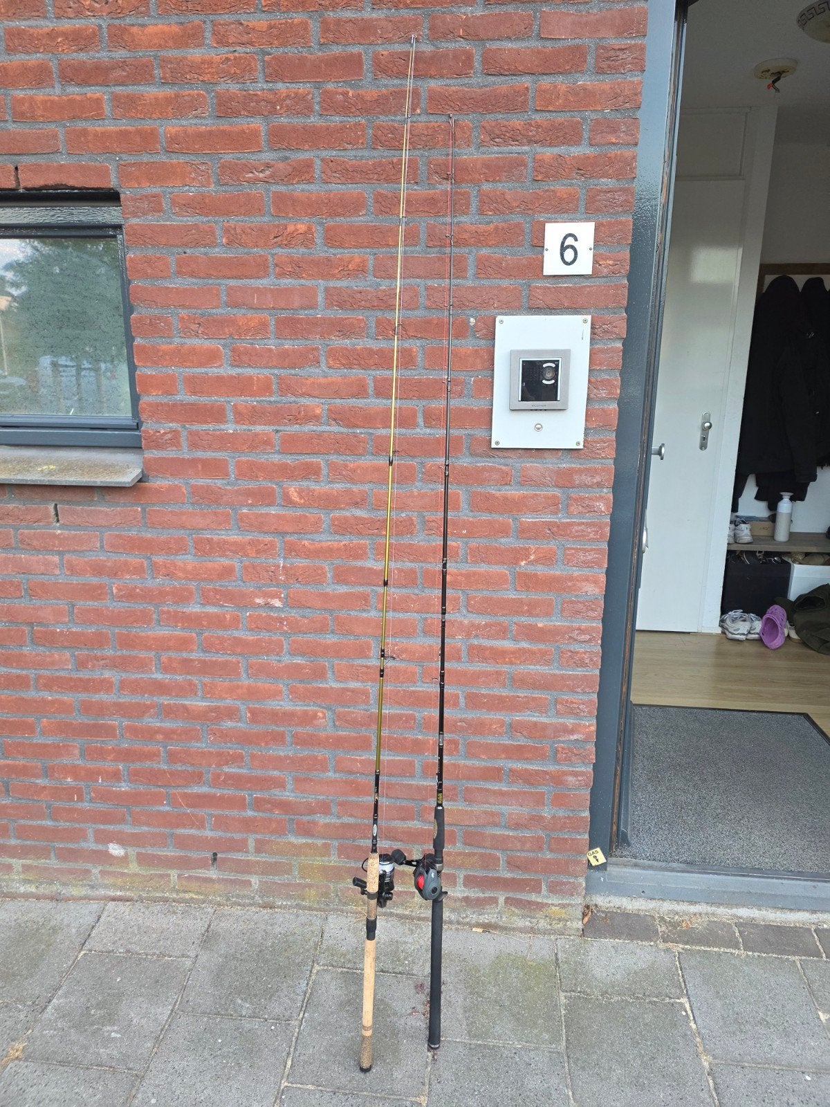 2 hengelsets: Westin W3 Jerkbait & Berkley Phazer II, Ophalen of Verzenden, Zo goed als nieuw