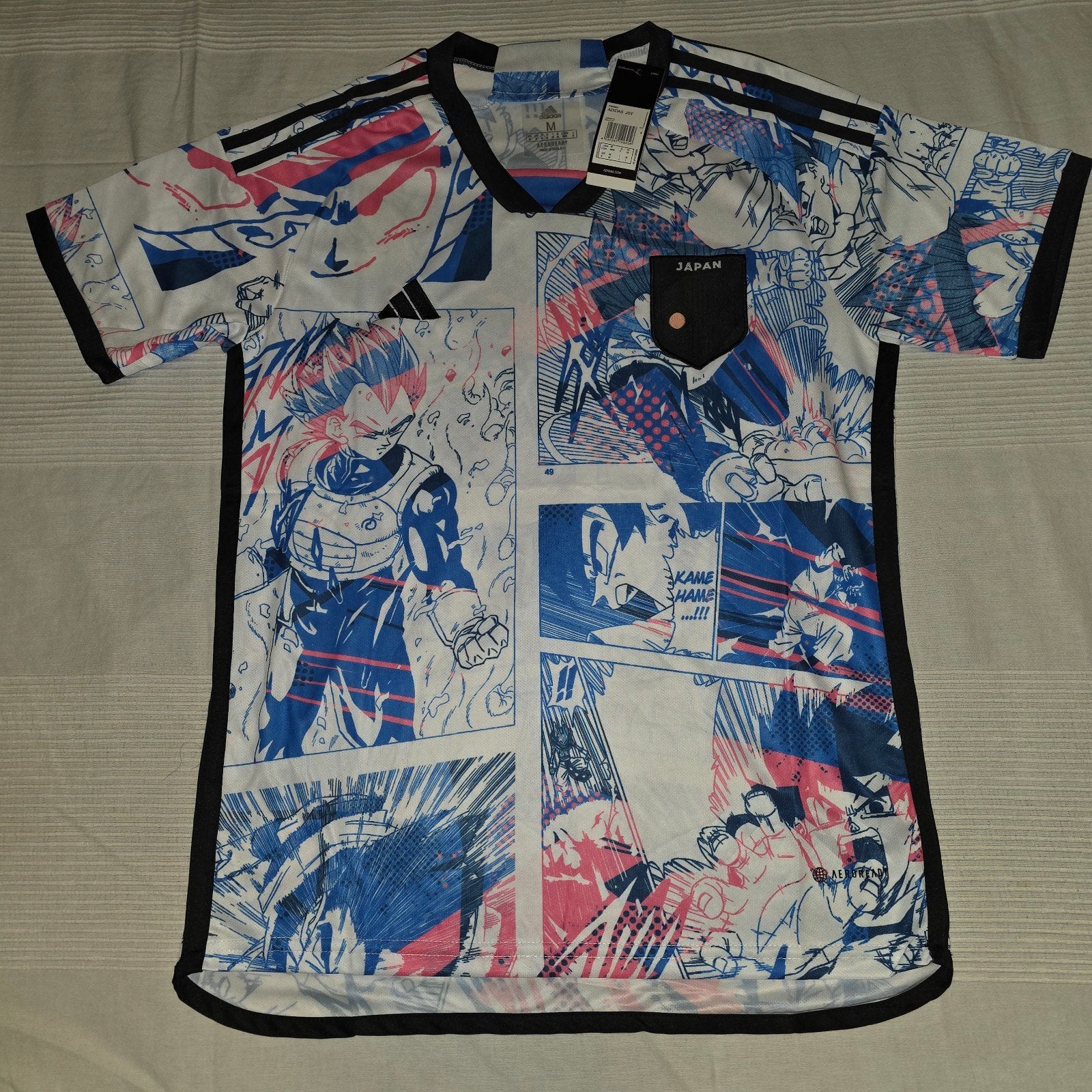 FC Japan X Dragon Ball Z Voetbal Jersey Maat M, Ophalen of Verzenden, Nieuw, Maat 48/50 (M), Wit