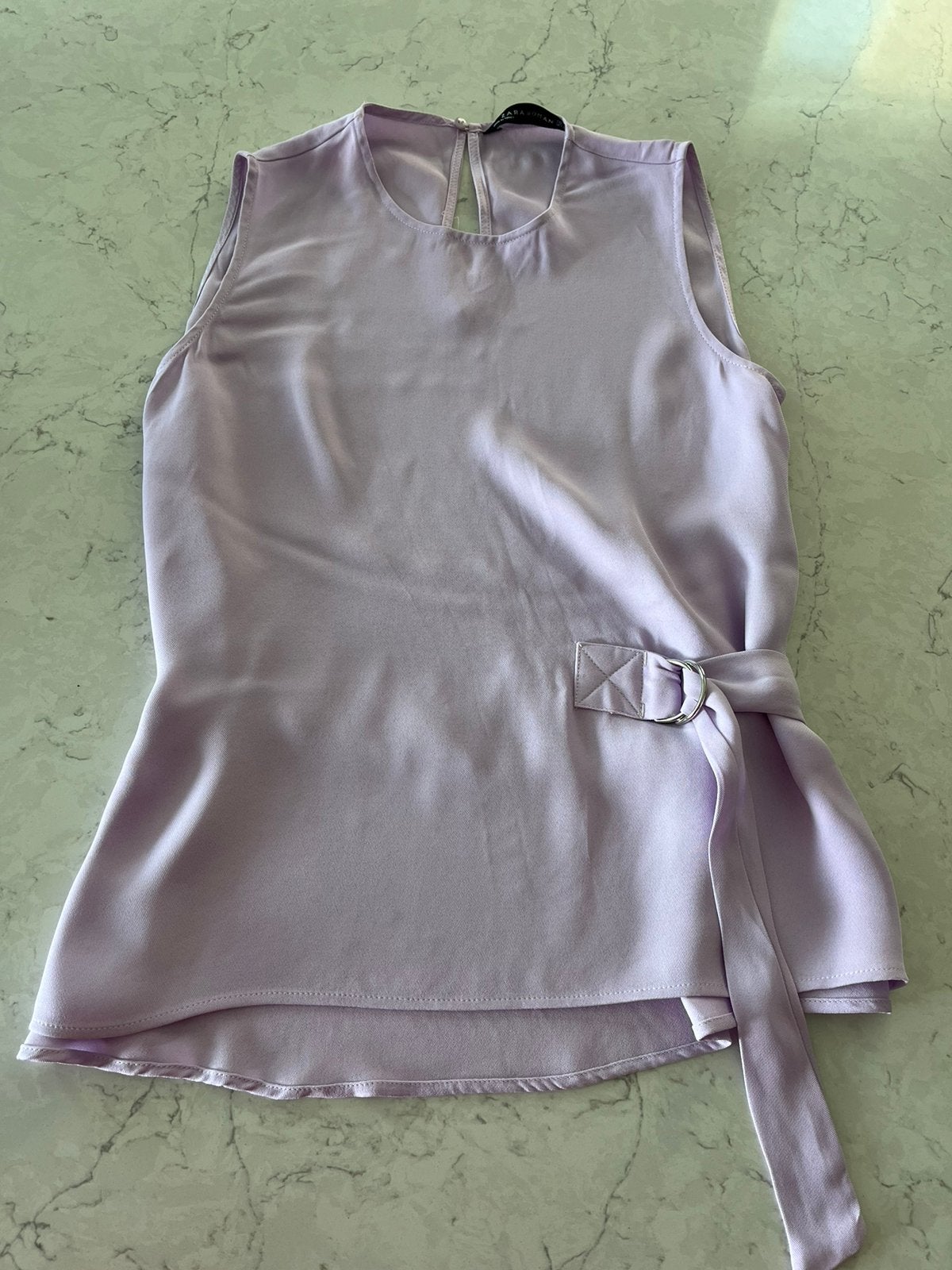ZARA Top maat S, Kleding | Dames, Tops, Paars, Ophalen of Verzenden, Zo goed als nieuw, Maat 36 (S)