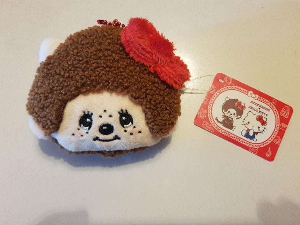 Monchhichi Hello Kitty portemonnee beursje nieuw Japan, Ophalen of Verzenden, Nieuw