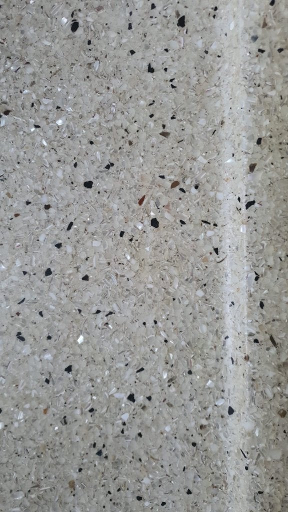 Gratis af te halen: Authentiek Terrazzo aanrechtblad, Ophalen, Gebruikt, Beige, 200 cm of meer