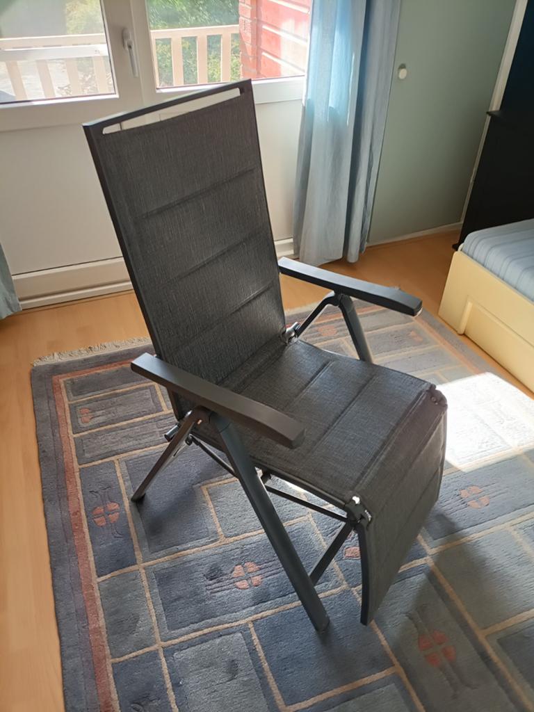 Ligstoel 7 standen, Tuin en Terras, Ligbedden, Ophalen, Aluminium