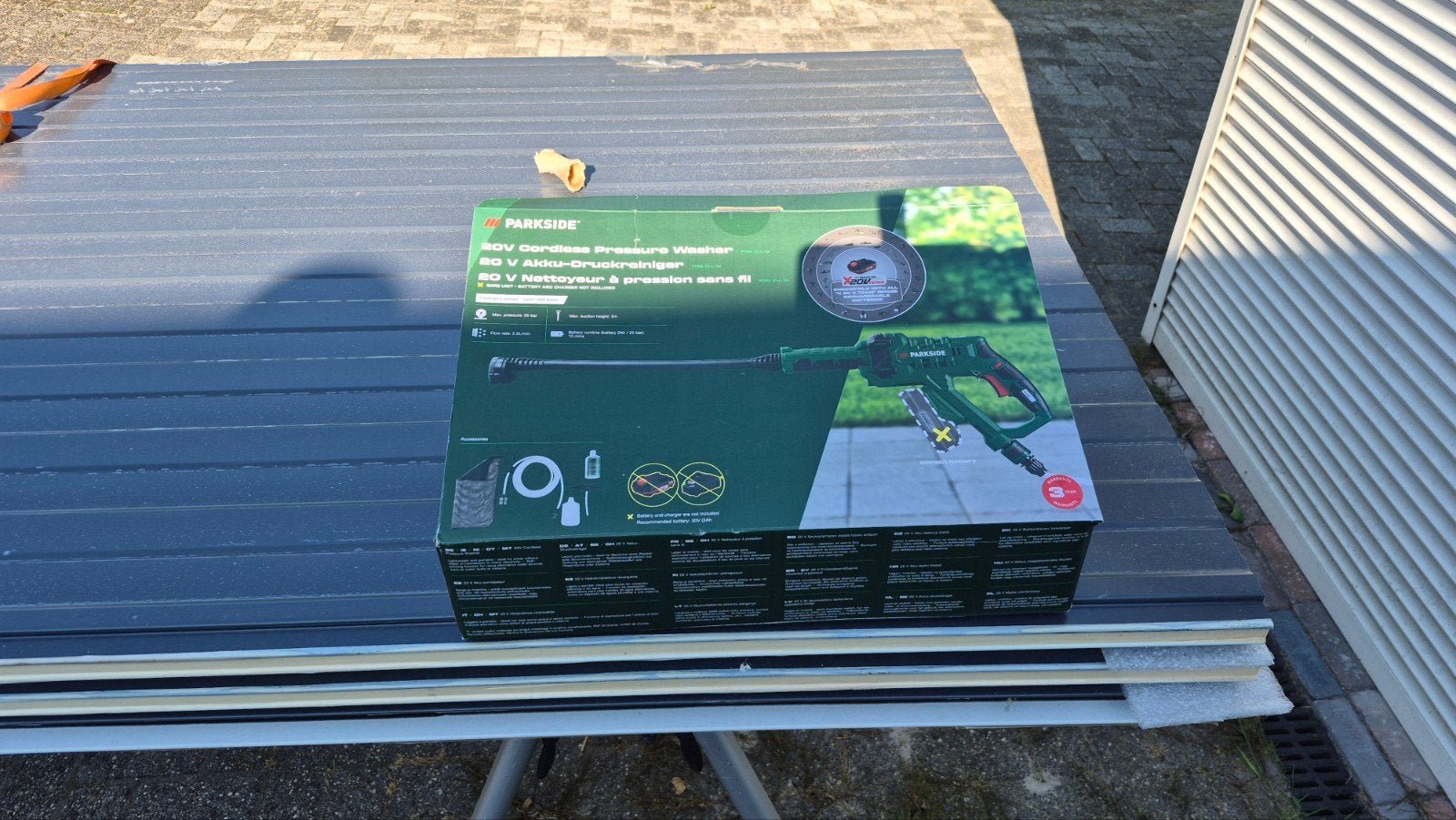 accu drukckreeiniger  parkside, Ophalen