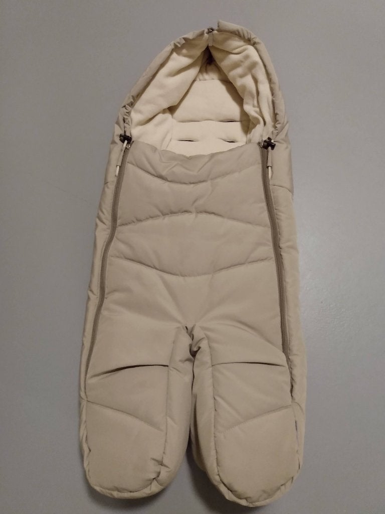 Stokke Xplory Voetenzak voor kinderwagen in kleur Beige, Ophalen of Verzenden, Zo goed als nieuw, Stokke, Jongen of Meisje