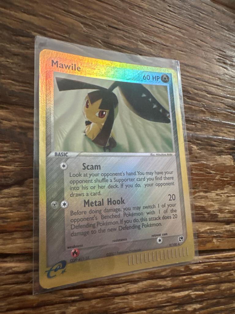 Mawile Reverse Holo Pokemon Kaart - Zeldzaam!, Ophalen, Zo goed als nieuw, Losse kaart, Foil