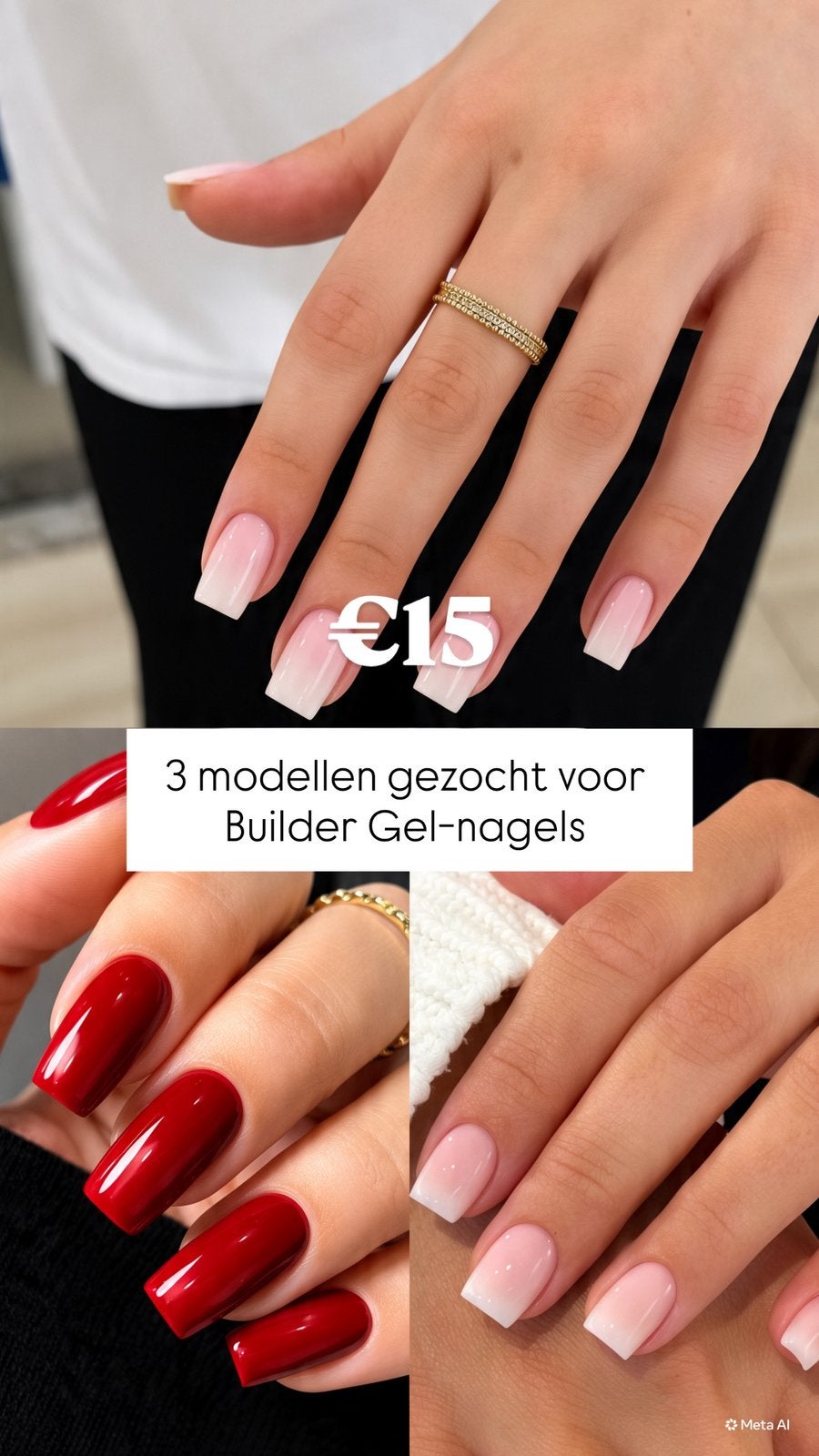 €15 Builder Gel Nagels, Vacatures, Variabele uren, Overige niveaus, Starter, Overige vormen