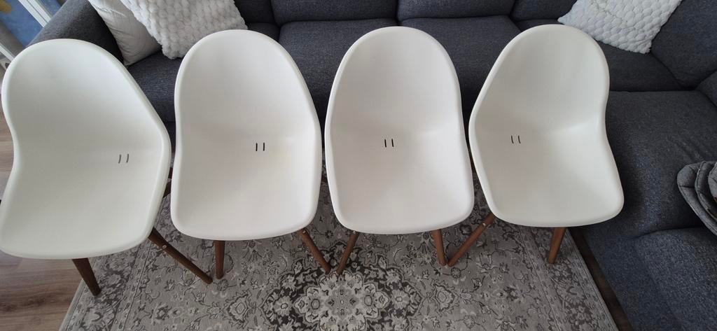 Ikea Fanbyn kuipstoelen, Ophalen, Wit, Vier