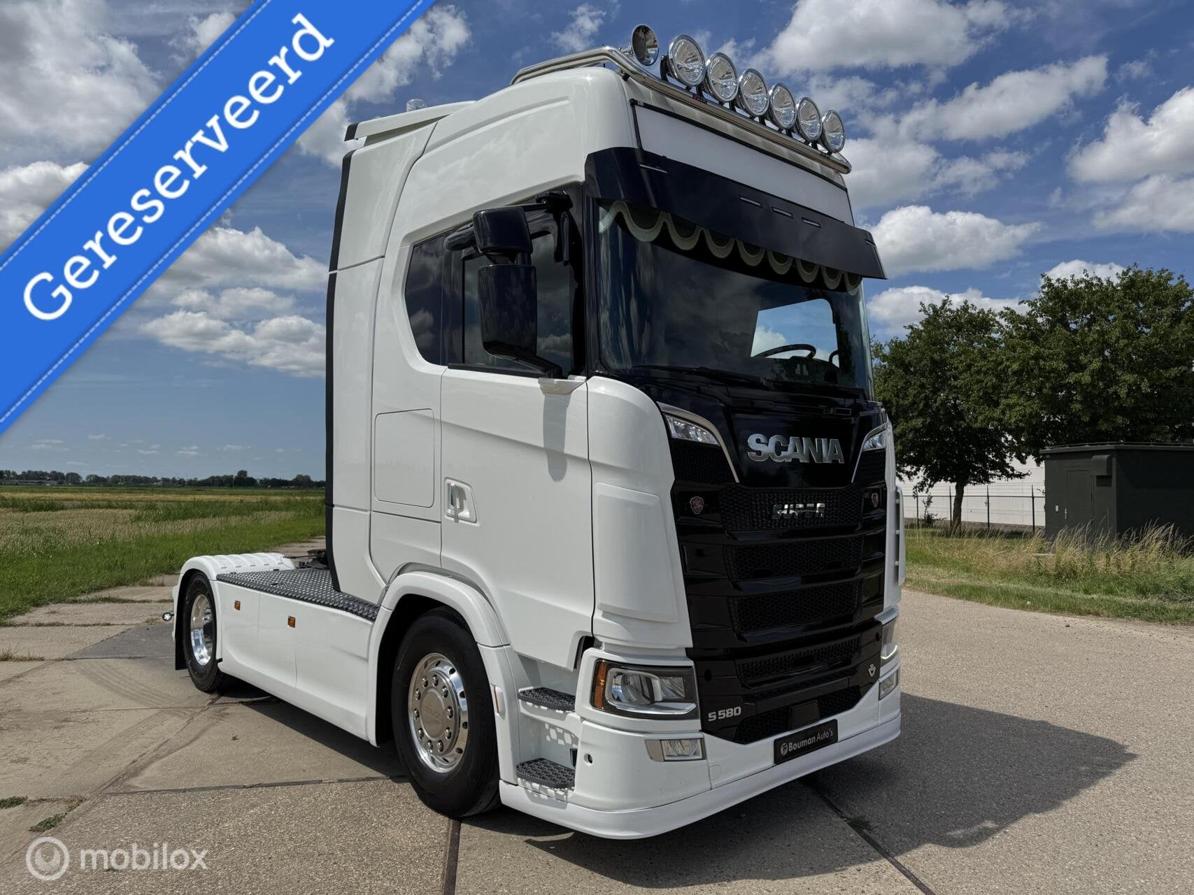 Scania S580 V8 4x2 - Leder - Stand airco - Alcoa - Full AIR, Auto's, 579 pk, Scania, Overige brandstoffen, Bedrijf