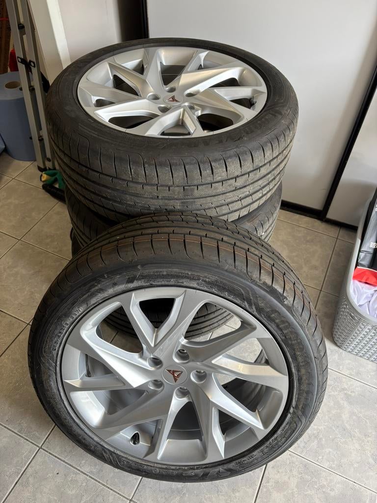 Cupra velgen + Good Year Eagle F1 zomerbanden 18 inch, Ophalen, 18 inch, Banden en Velgen, Zomerbanden