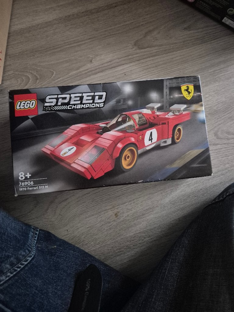 lego speed champions 76906 1970 Ferrari 512 m rood, Ophalen of Verzenden, Nieuw, Ongeopend/sealed