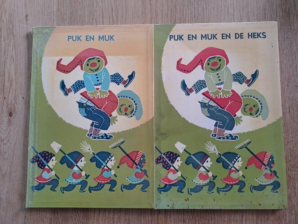 PUK EN MUK/PUK EN MUK EN DE HEKS. 2 BOEKJES., Ophalen of Verzenden, Gelezen, Frans Fransen, Fictie algemeen