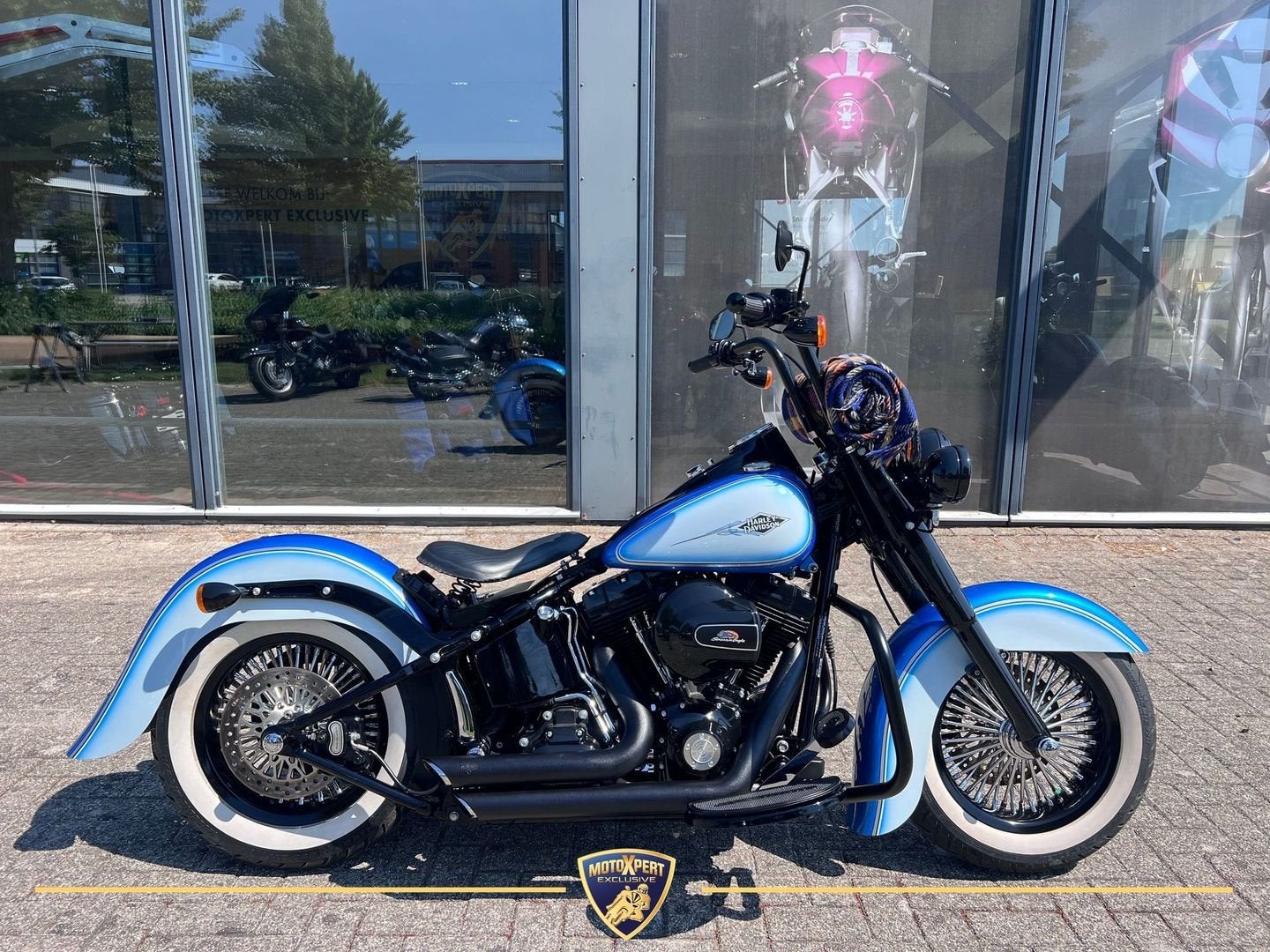 HARLEY-DAVIDSON FLS STOFTAIL SLIM (bj 2017) MEXICAN, Motoren, Motoren | Harley-Davidson, 2 cilinders, Bedrijf, Onbekend, Onbekend