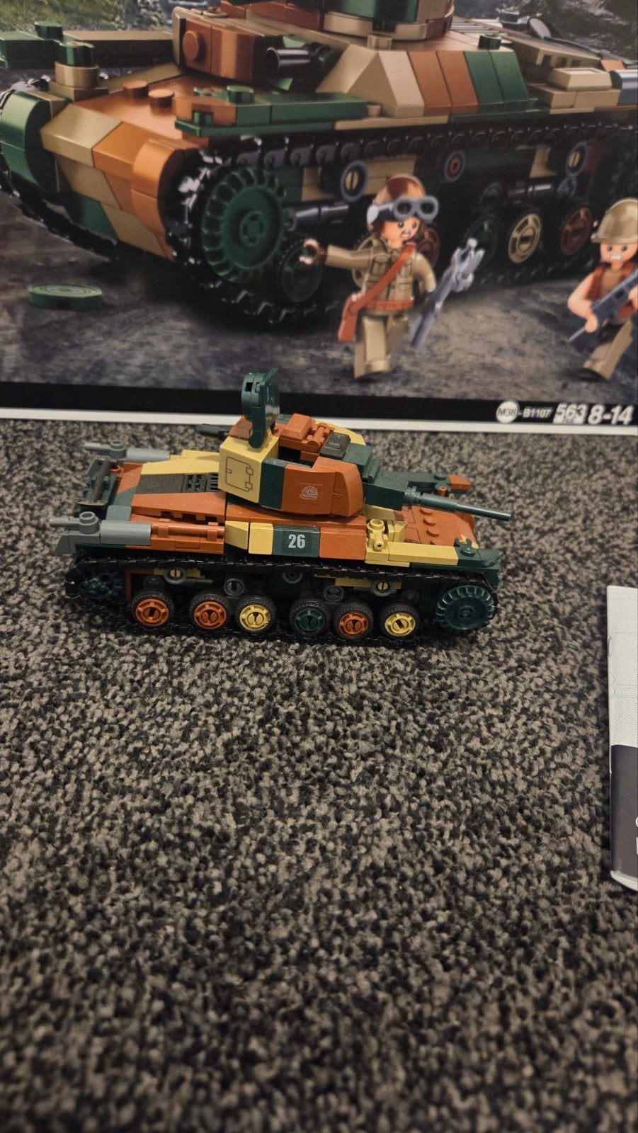 Sluban Army Tank Bouwset - Zo goed als nieuw, Ophalen
