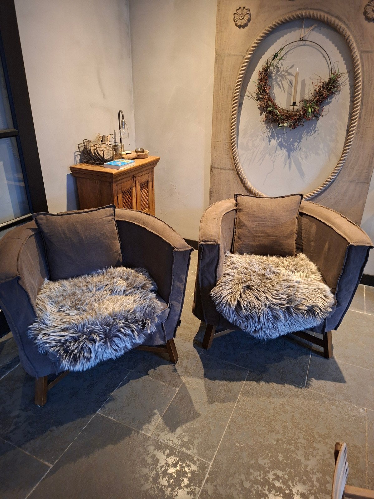 2x Dirk Aura Peeperkorn fauteuil, Ophalen