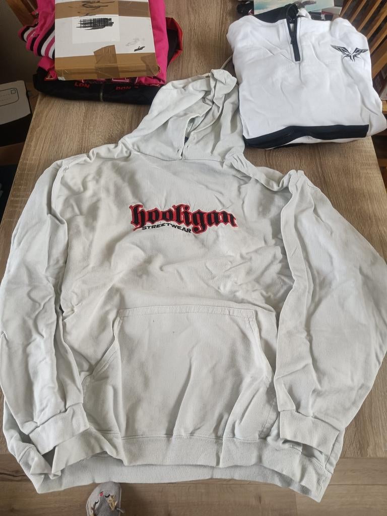 Hooligan vest XXL, Ophalen of Verzenden, Zo goed als nieuw, Overige maten, Wit