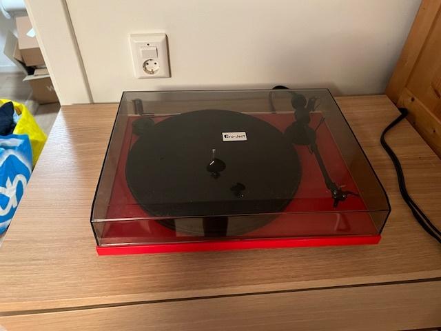 Pro-Ject Primary Platenspeler - Rood, Audio, Tv en Foto, Platenspelers, Ophalen, Gebruikt, Platenspeler, Overige merken