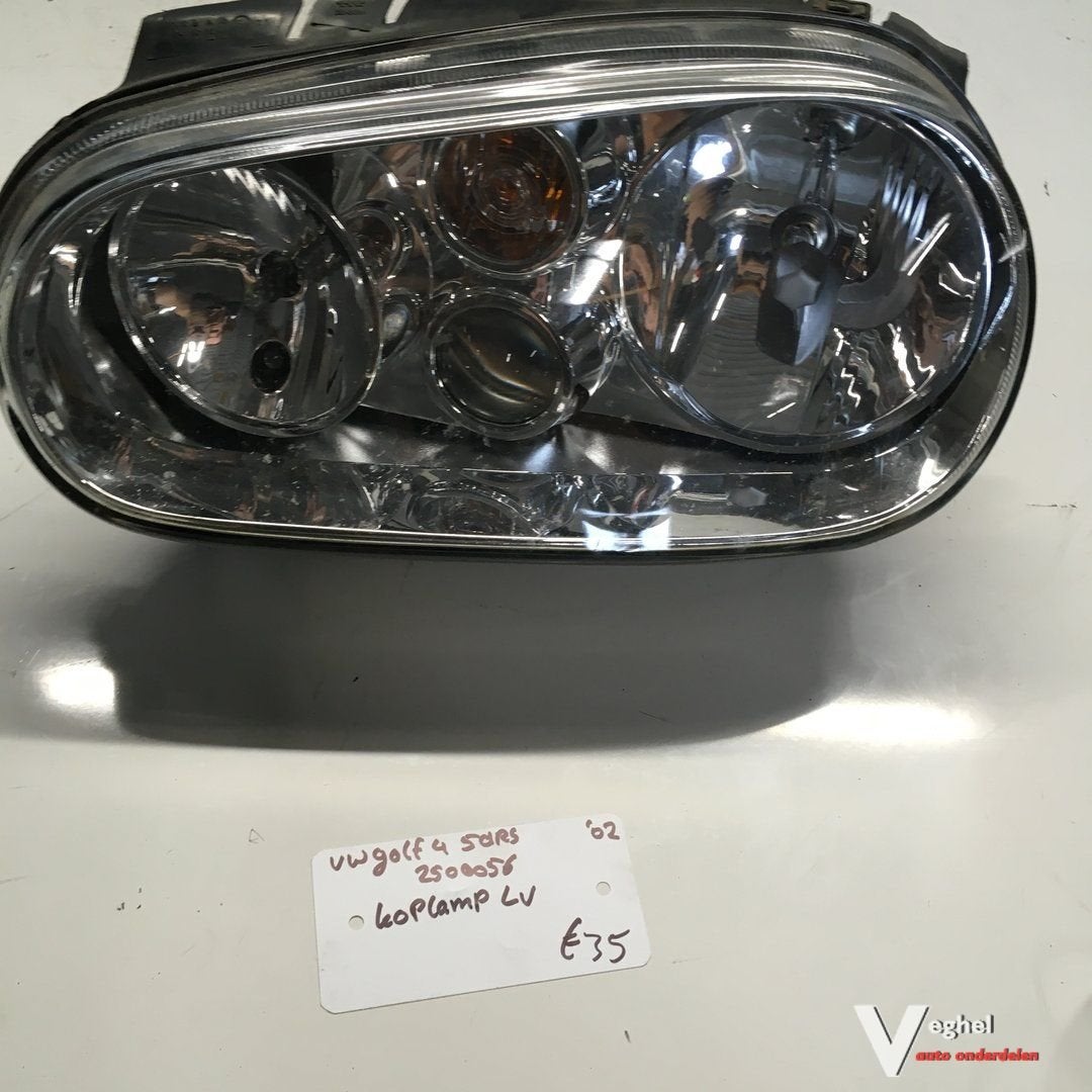 Vw Golf 4 5drs 2.0 B 2002  Wagennr 2500056  Koplamp Linksvoo, Auto-onderdelen, Verlichting, Gebruikt, -, -, Ophalen of Verzenden