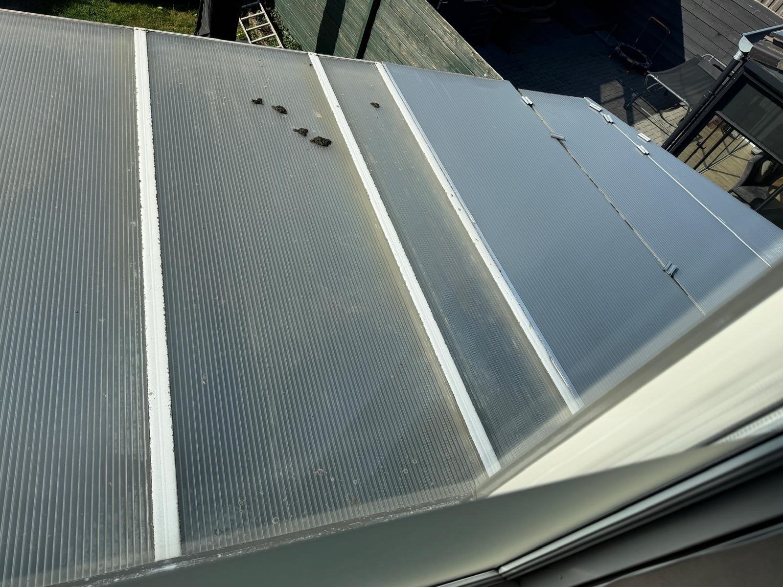 Dubbelwandige Lexan platen - 20 m2, Ophalen, Gebruikt, Overige materialen, Minder dan 20 mm