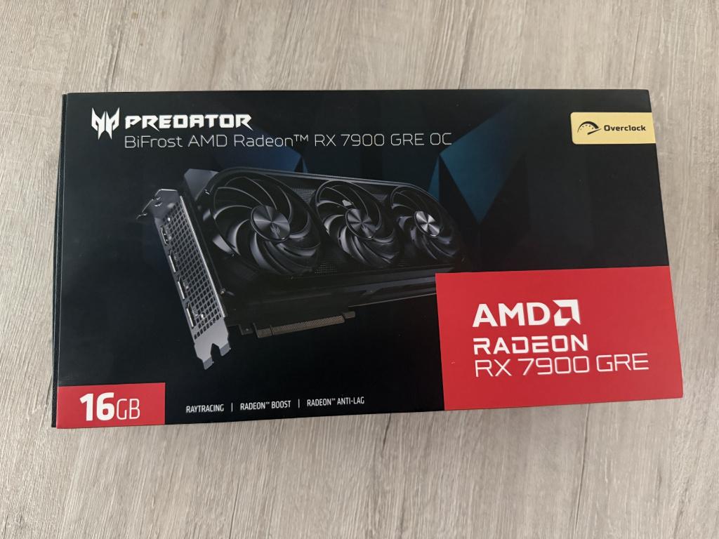 te koop AMD Radeon RX 7900 GRE, Computers en Software, Videokaarten, Ophalen, Gebruikt, AMD, GDDR6