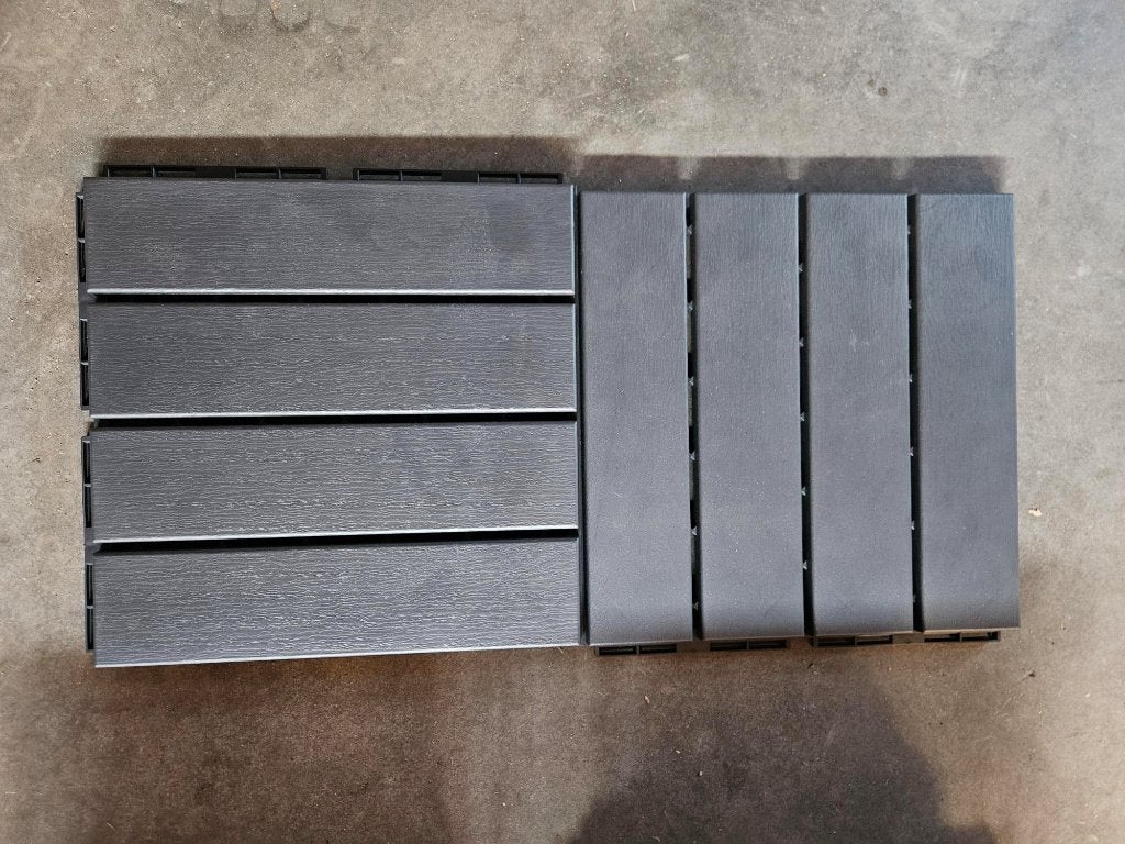 Ikea grijze terrastegels, vlonder, Runnen, Tuin en Terras, Ophalen of Verzenden, Nieuw, Kunststof