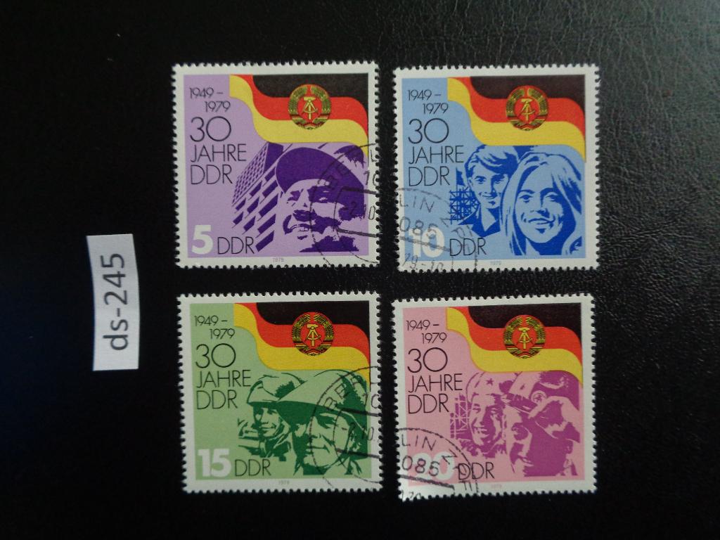 ddr - 30 jaar ddr 1979 (ds-245), Ophalen of Verzenden, BRD, Gestempeld