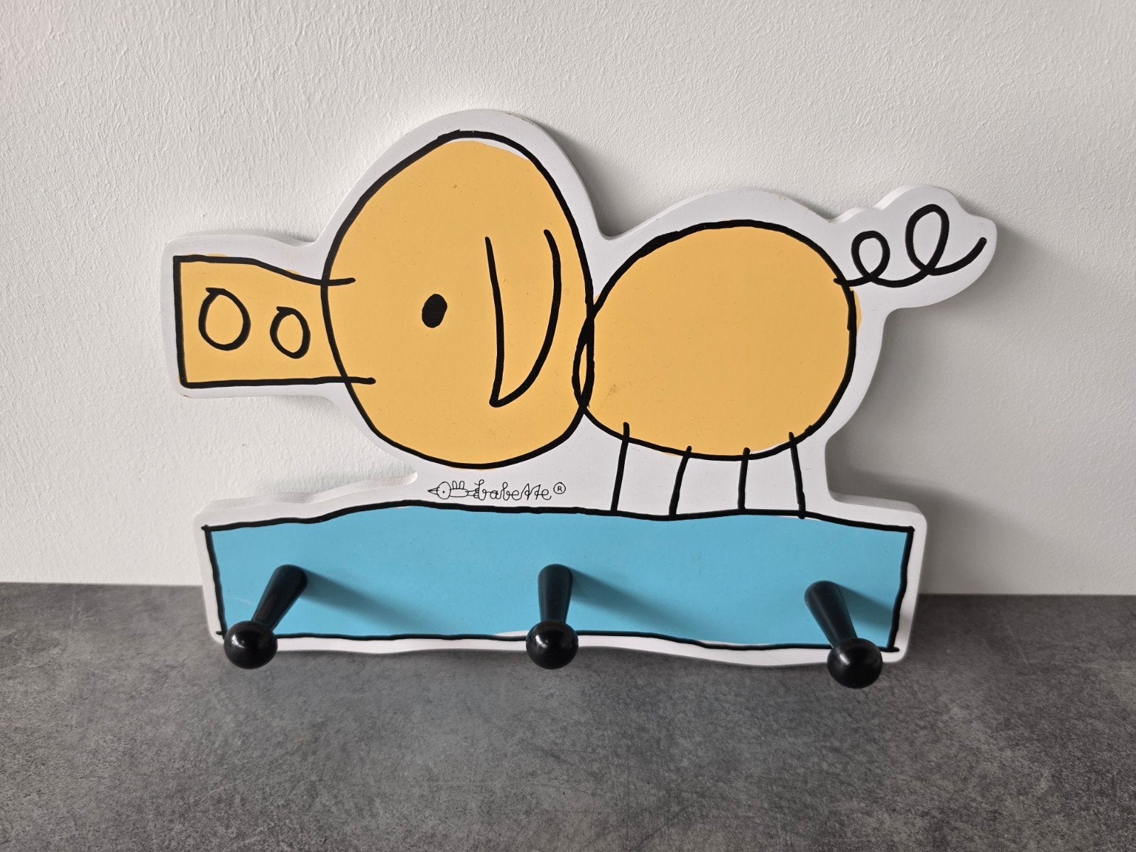 Leuke Babette  kinder kapstok met varkentje, Gebruikt, Ophalen of Verzenden, Minder dan 100 cm, Kinderkapstok