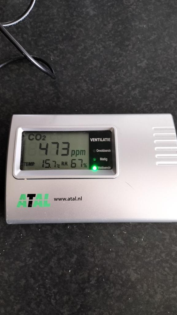 Atal CO2 meter, Ophalen