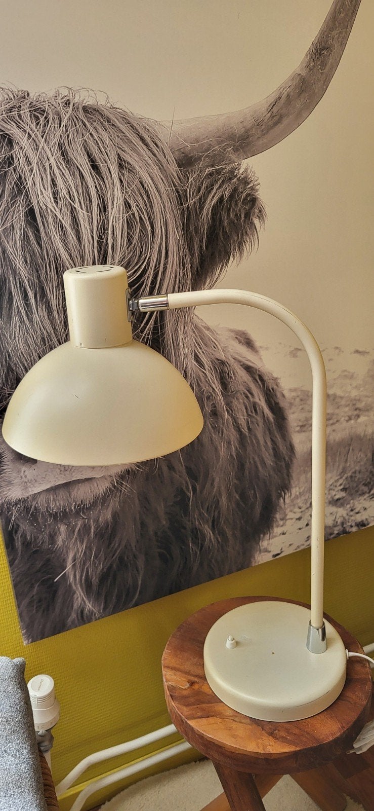 Vintage IKEA Bureaulamp A9902 - Crème Wit, Antiek en Kunst, Ophalen of Verzenden