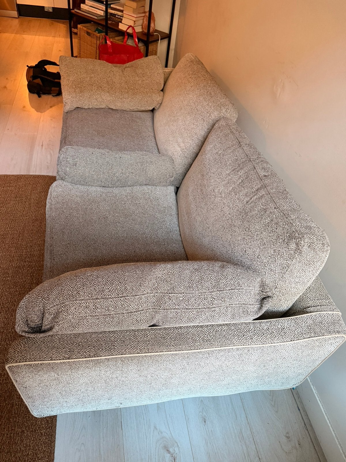 Italiaanse design bank - Flexform, Ophalen, Gebruikt, Driepersoons, 75 tot 100 cm