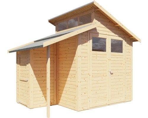 Konsta Houten Tuinhuisje met Overkapping en Ramen, Ophalen, Gebruikt, Hout, Overige typen
