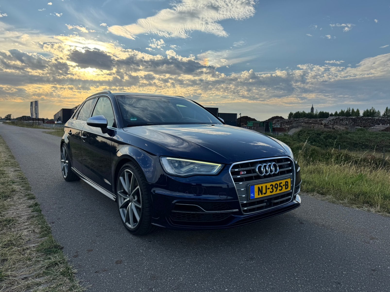 Audi S3 2.0 Tfsi 221KW Sportback Quattro 2013 Blauw, Auto's, Audi, Automaat, S3, Zwart, 4 cilinders