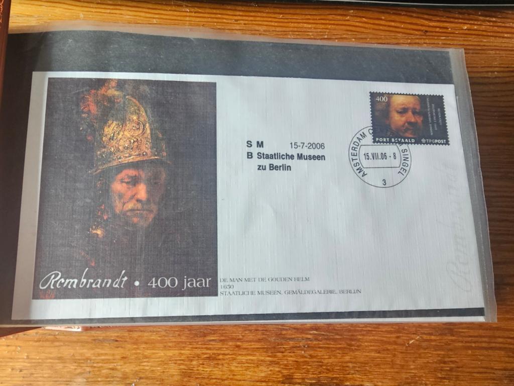 Rembrandt Fdc, Verzenden, Nederland