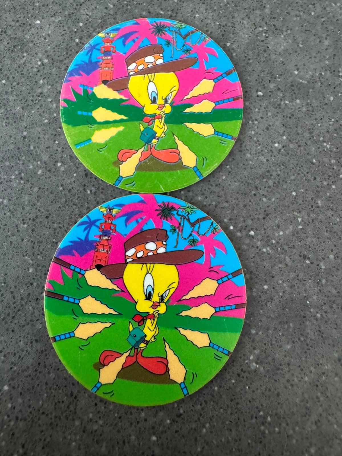 Flippo Misdruk Tweety Cowboy en Misdruk Sylvester & Hector, Verzenden, Losse flippo's