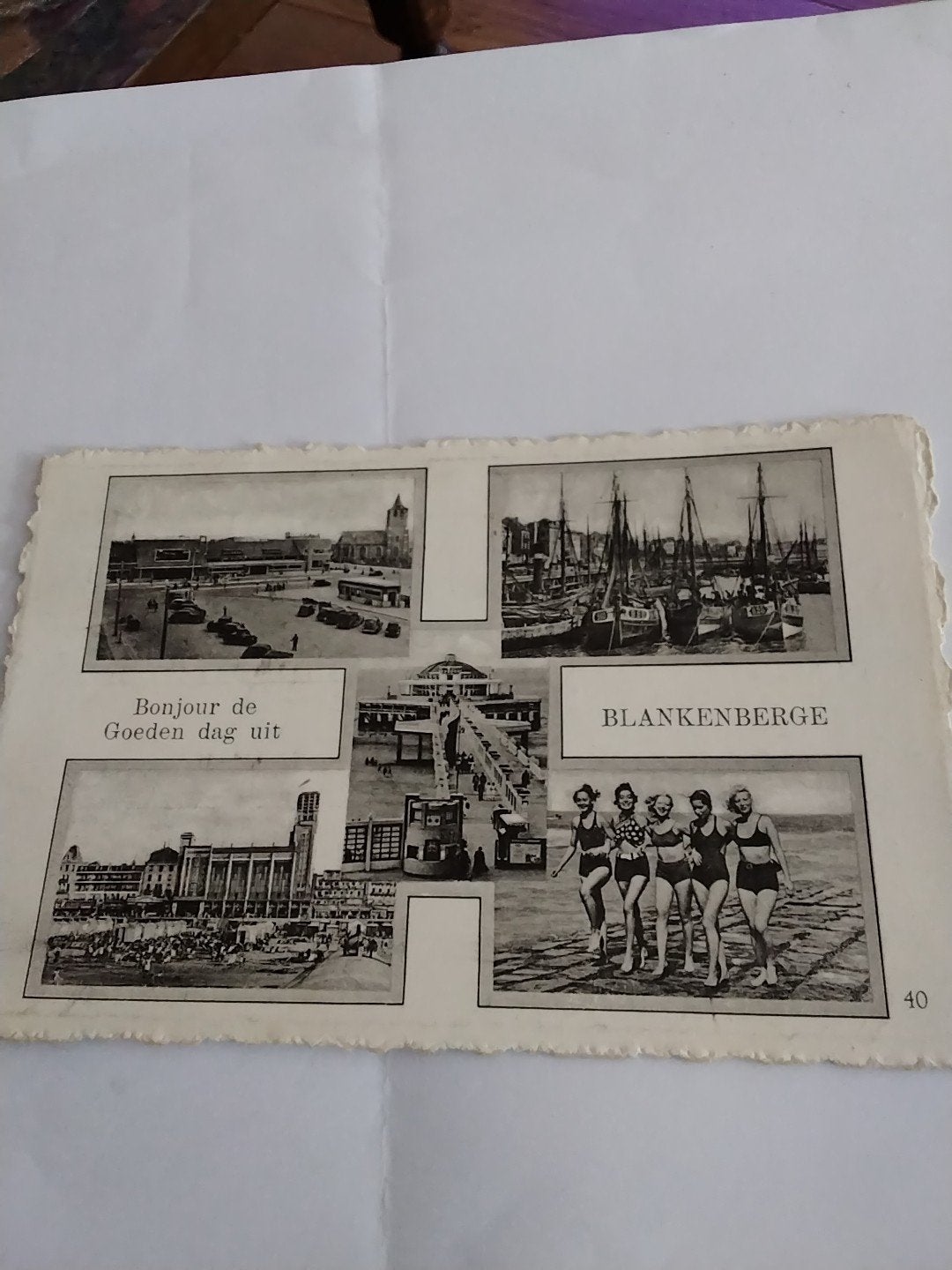 Oude Ansichtkaart Blankenberge - Gelopen, Ophalen of Verzenden, 1920 tot 1940, Gelopen