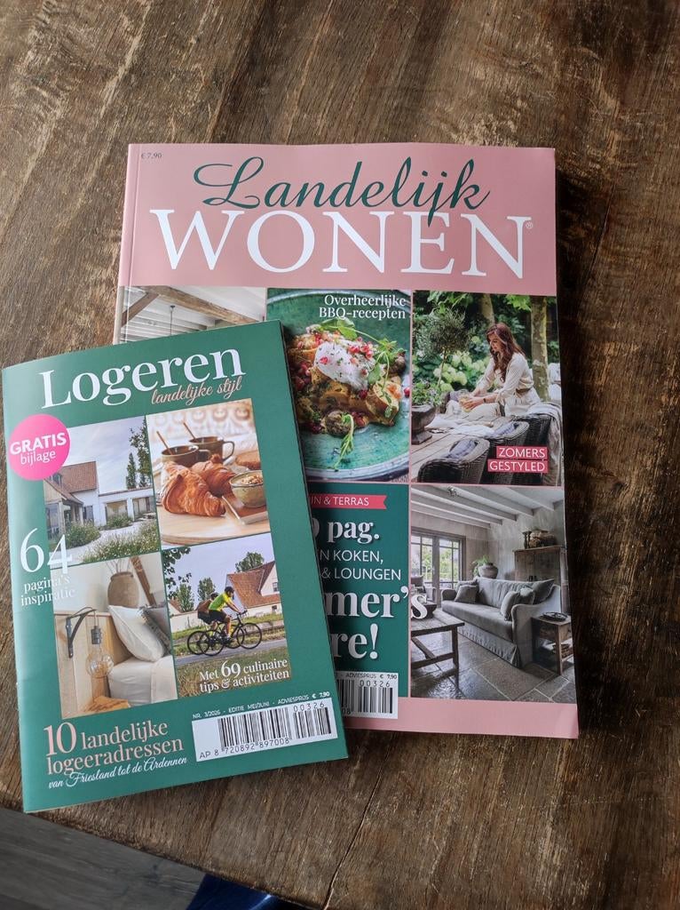LANDELIJK WONEN TIJDSCHRIFT NIEUWE NUMMER, Ophalen of Verzenden, Zo goed als nieuw, Overige typen
