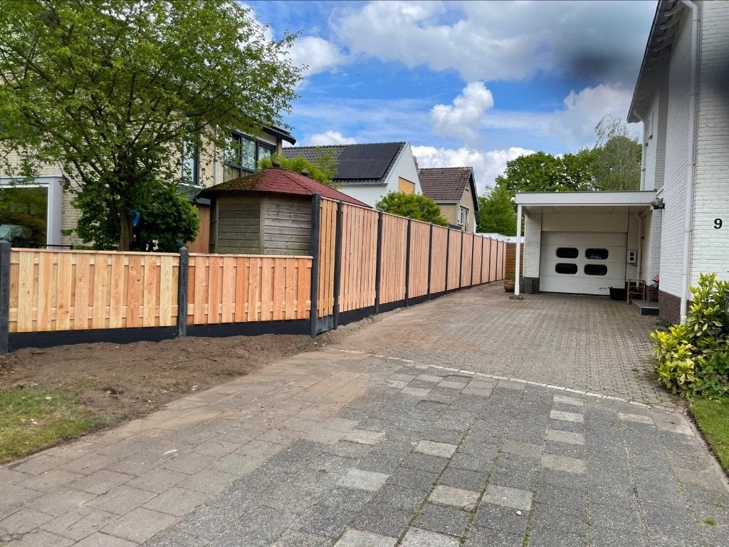 Hout en beton schuttingen, gratis offerte!, Ophalen, 1 tot 2 meter, Minder dan 3 meter, Nieuw
