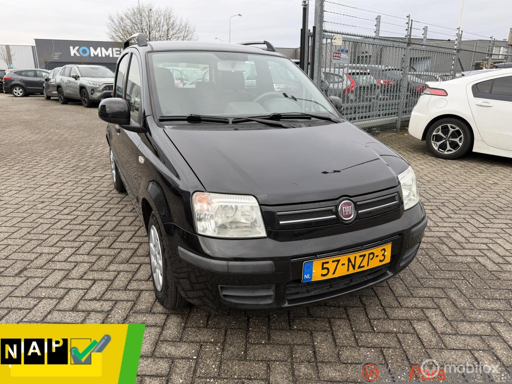 Fiat Panda 1.2 Edizione Cool,Airco,2e eigenaar, Gebruikt, 1242 cc, Zwart, Origineel Nederlands