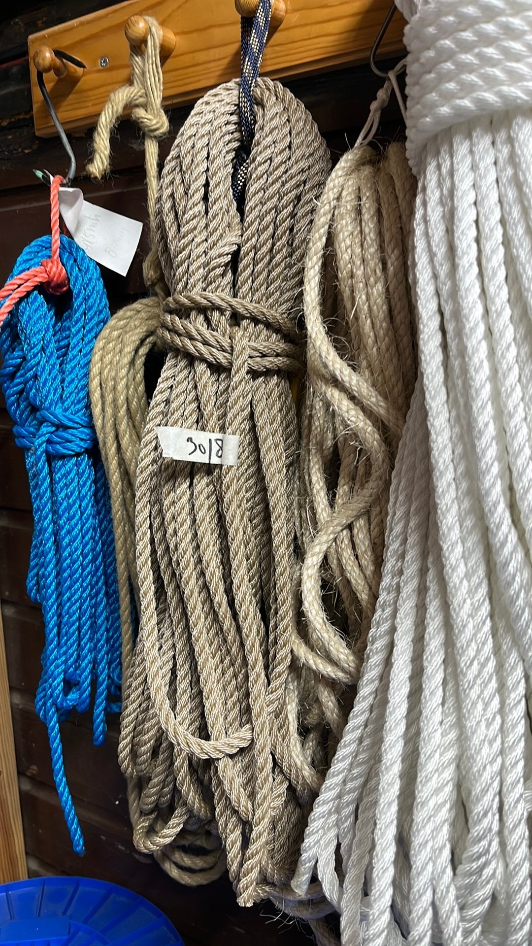 30 meter beige ppmf touw 8 mm, Ophalen of Verzenden, Nieuw, Overige typen