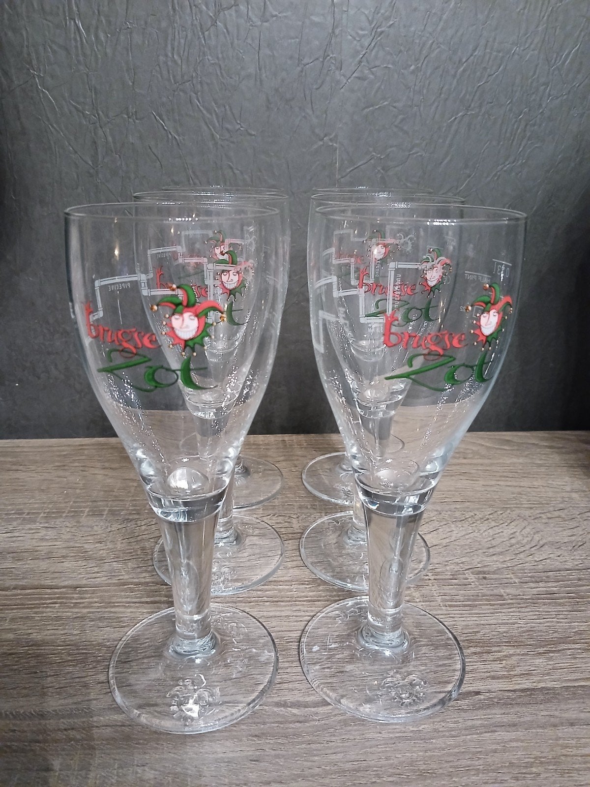 Brugse Zot 33cl Glazen Set van 6, Ophalen of Verzenden, Zo goed als nieuw, Bierglas