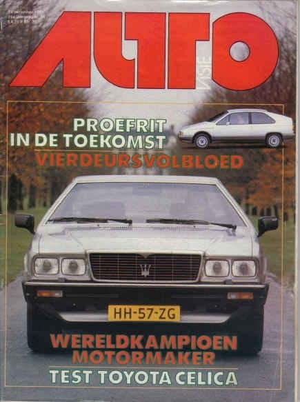 Autovisie 26 1981 : Toyota Celica XT LB - Fiat Ritmo 125TC, Ophalen of Verzenden, Gelezen, Algemeen