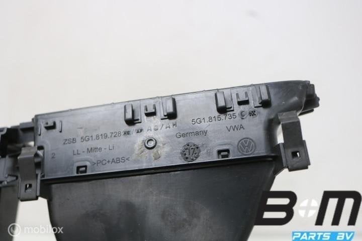 Luchtrooster in midden dashboard VW Golf 7 FL 5G1815735C, Gebruikt