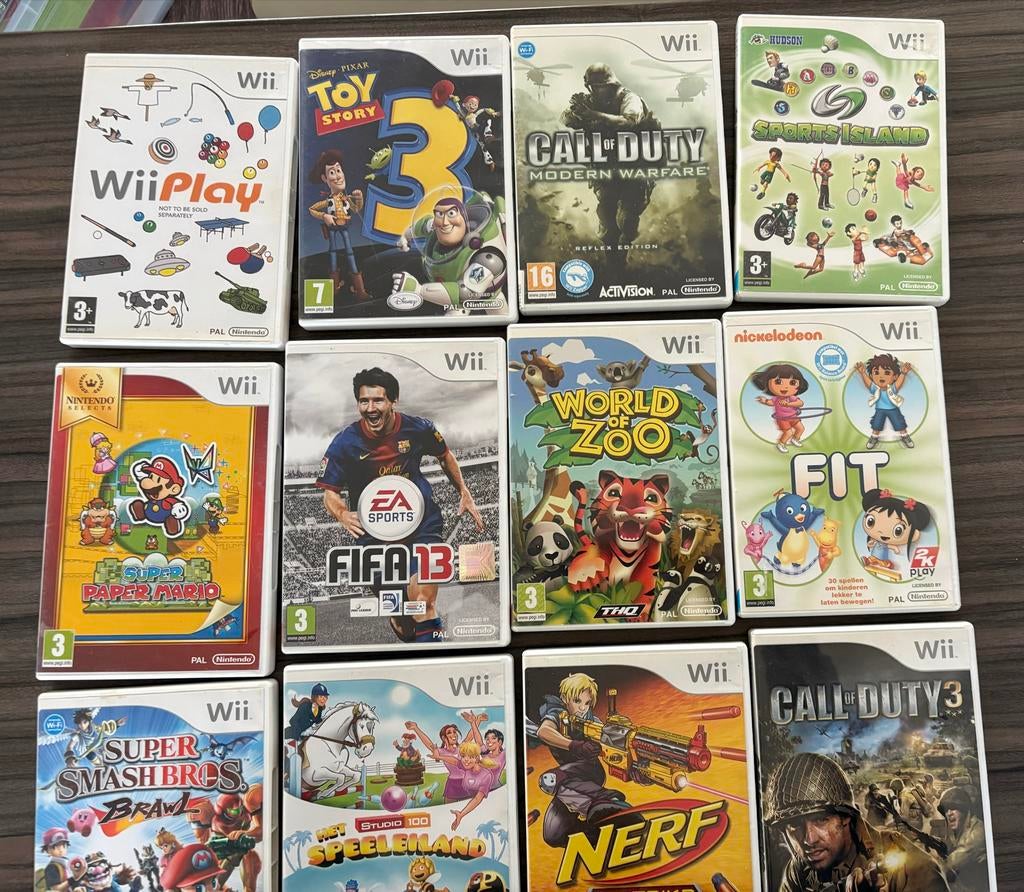Wii Games Bundel: Super Mario, Call of Duty, FIFA & Meer!, Spelcomputers en Games, Games | Nintendo Wii, Avontuur en Actie, 1 speler